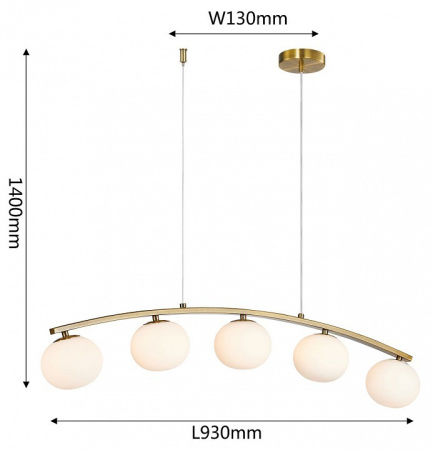 Фото Подвесной светильник Favourite Arcata 4055-5P