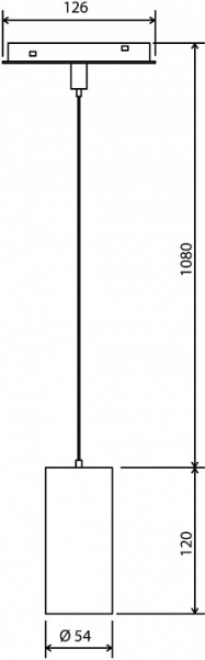 Фото Подвесной светильник Elektrostandard Slim Magnetic a063427