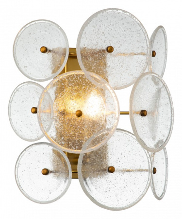 Открыть Накладной светильник Indigo Soffio 12020/1W Gold Фото Накладной светильник Indigo Soffio 12020/1W Gold