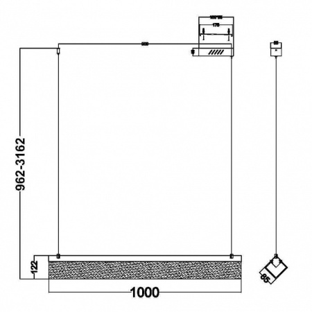 Фото Подвесной светильник Maytoni Petra MOD250PL-L36BS3K