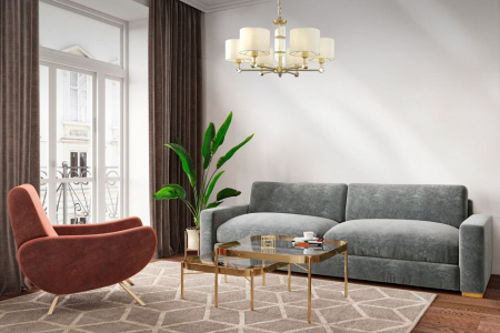 Фото Подвесная люстра Maytoni Alloro MOD088PL-06BS