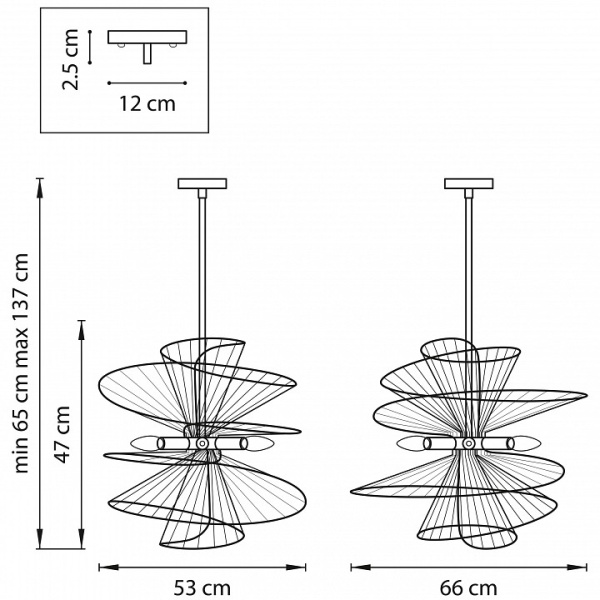 Фото Люстра на штанге Lightstar Zeta 728163