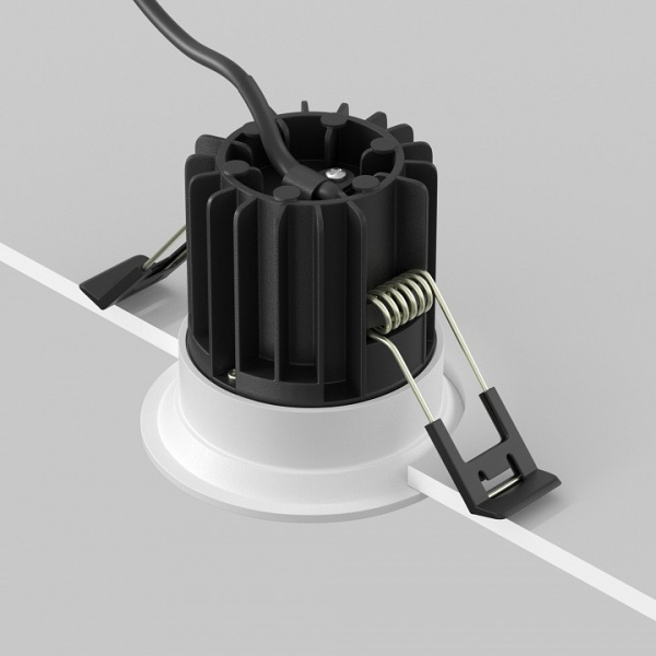 Фото Встраиваемый светильник Maytoni Round DL058-7W4K-W