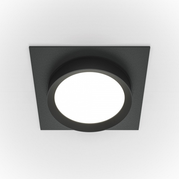 Фото Встраиваемый светильник Maytoni Hoop DL086-GX53-SQ-B