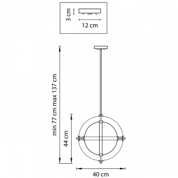 Фото Светильник на штанге Lightstar Modena 816043