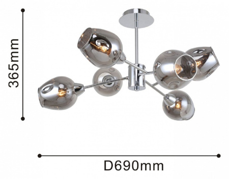 Фото Люстра на штанге F-promo Tilda 2657-6U