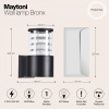 Открыть Светильник на штанге Maytoni Bronx O576WL-01B Фото Светильник на штанге Maytoni Bronx O576WL-01B