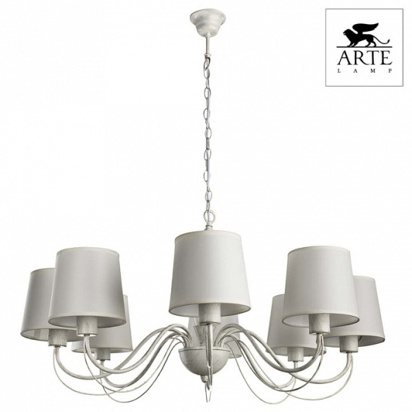 Фото Подвесная люстра Arte Lamp Orlean A9310LM-8WG