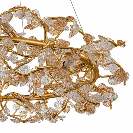 Открыть Подвесная люстра Indigo Splendore 11042/12P Gold Фото Подвесная люстра Indigo Splendore 11042/12P Gold