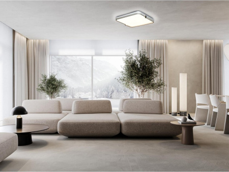 Открыть Накладной светильник Sonex Olidi White 7680/EL Фото Накладной светильник Sonex Olidi White 7680/EL