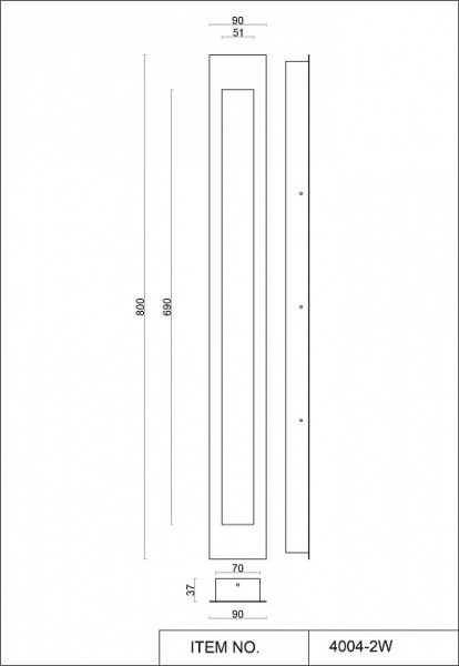 Фото Накладной светильник Favourite Meridiem 4004-2W