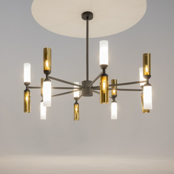 Фото Люстра на штанге Maytoni Memory MOD177PL-16G