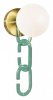 Открыть Бра Loft it Chain 10128W Green Фото Бра Loft it Chain 10128W Green