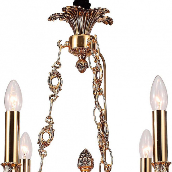 Фото Подвесная люстра Lucia Tucci Firrnze FIRENZE 1781.6.2 antique gold