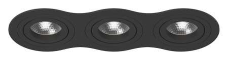 Встраиваемый светильник Lightstar Intero 16 triple round i637070707