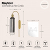 Открыть Бра Maytoni Antic MOD302WL-01GR Фото Бра Maytoni Antic MOD302WL-01GR