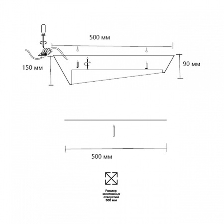 Открыть Накладной светильник Sonex Apex 7694/60L Фото Накладной светильник Sonex Apex 7694/60L