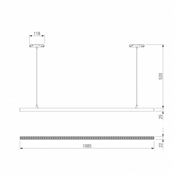 Фото Подвесной светильник Elektrostandard Slim Magnetic a064806