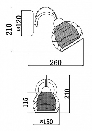 Фото Бра Freya Nikki FR5052-WL-01-W