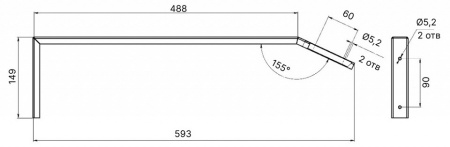 Фото Основание на штанге Feron ДС-05 48158