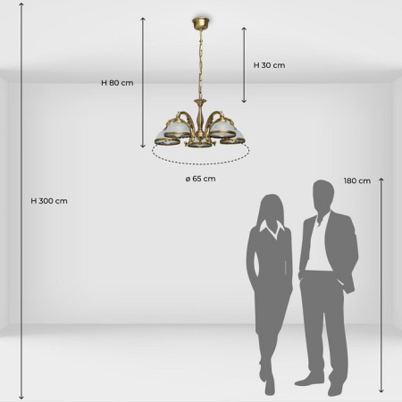 Фото Подвесная люстра MW-Light Ангел 3 295011005