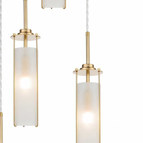 Фото Подвесной светильник Indigo Torcia 11038/5PL Brass