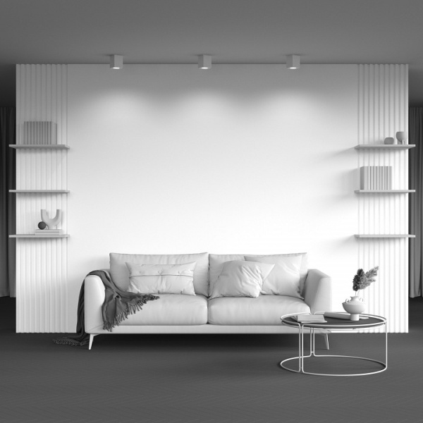 Фото Накладной светильник Maytoni Slim C013CL-01W