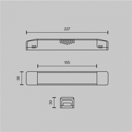 Фото Блок питания Maytoni Power Supply Magnetic TRA160DR-150W-S