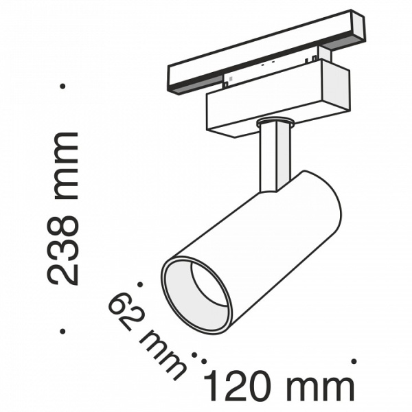 Фото Светильник на штанге Maytoni Focus LED TR019-2-15W3K-B