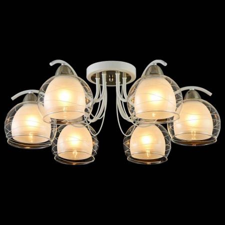 Фото Потолочная люстра Freya Nikki FR5052-CL-06-W