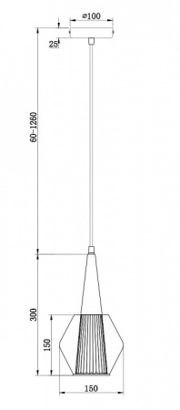 Фото Подвесной светильник Freya Copita FR8008PL-01GB