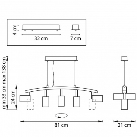 Фото Подвесной светильник Lightstar Rullo LR735405