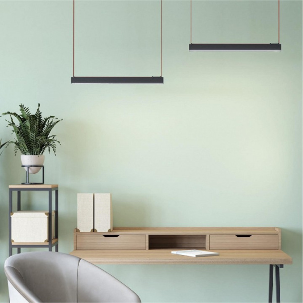 Открыть Накладной светильник Denkirs BELTY LINEAR DK5577-BK Фото Накладной светильник Denkirs BELTY LINEAR DK5577-BK