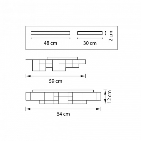 Фото Накладной светильник Lightstar Favo LED 750162