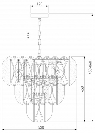 Открыть Подвесная люстра Bogate's Callas 365/12 Фото Подвесная люстра Bogate's Callas 365/12
