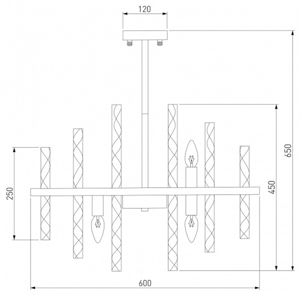 Фото Люстра на штанге Bogate's Hollis 368/9 Smart