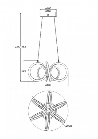 Фото Подвесной светильник Freya Jumbo FR6047PL-L120W