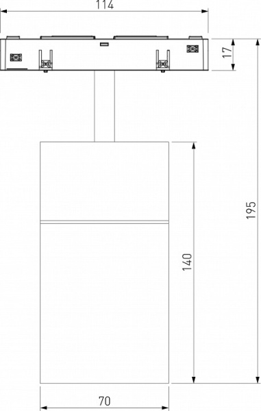 Фото Светильник на штанге Elektrostandard Slim Magnetic a066518