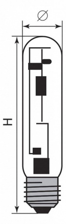 Фото Лампа металлогалогеновая Feron Hid 4 E40 250Вт 4000K 05017