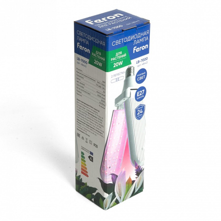 Фото Лампа светодиодная Feron LB-7000 E27 20Вт K 48443