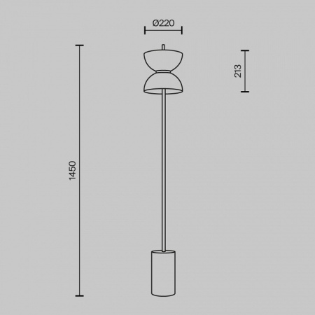 Фото Торшер Maytoni Kyoto MOD178FL-L11B3K
