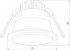 Фото Встраиваемый светильник Elektrostandard Mils a064269