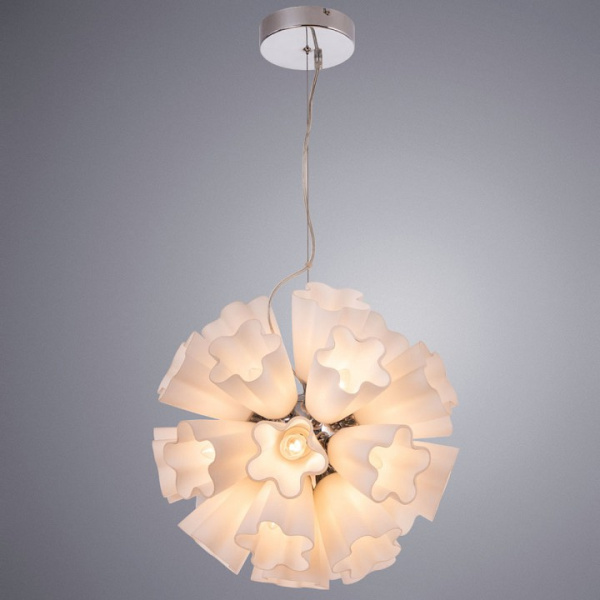 Открыть Подвесная люстра Arte Lamp Canzone A3469SP-25CC Фото Подвесная люстра Arte Lamp Canzone A3469SP-25CC
