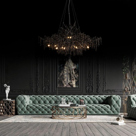 Открыть Подвесная люстра Loft it Bijout 10067/1500 BK Фото Подвесная люстра Loft it Bijout 10067/1500 BK