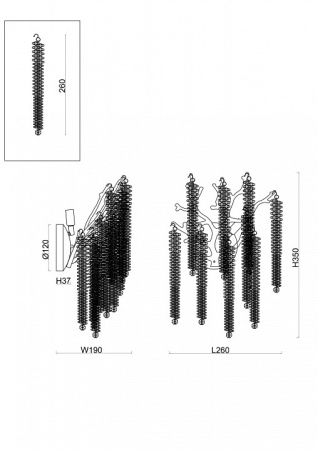 Фото Бра Freya Mineral FR1010WL-02G