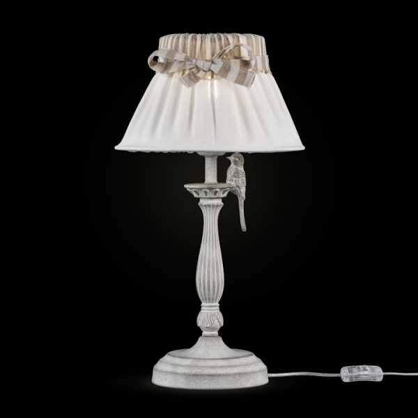 Фото Настольная лампа декоративная Maytoni Bird ARM013-11-W