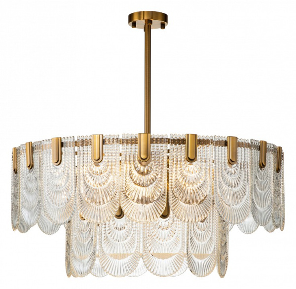 Фото Люстра на штанге Indigo Salice 12022/B/9R Brass