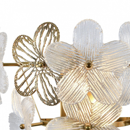 Открыть Накладной светильник Indigo Fiori 12049/2W Brass Фото Накладной светильник Indigo Fiori 12049/2W Brass