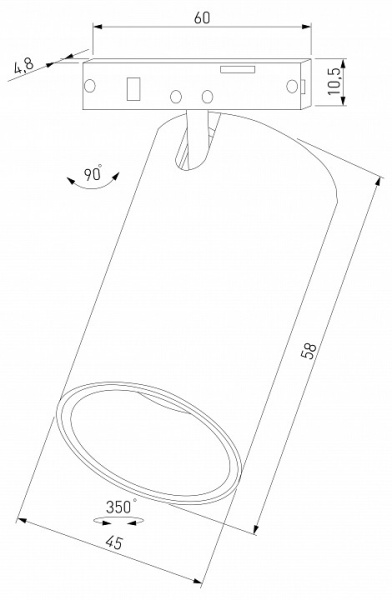 Фото Светильник на штанге Elektrostandard Mini Magnetic a067275