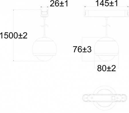 Открыть Подвесной светильник Denkirs AIR HANG DK5316-BK Фото Подвесной светильник Denkirs AIR HANG DK5316-BK